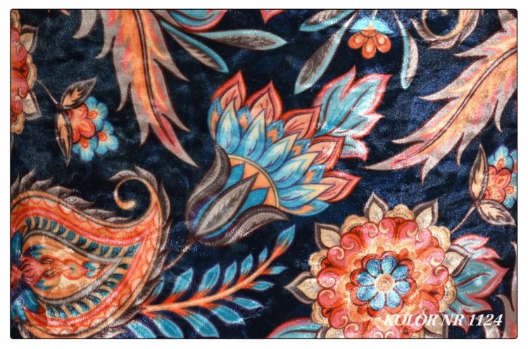 Lampa wisząca Abażur Kwiaty Orientu PANCA - stożek B 44 - kolor