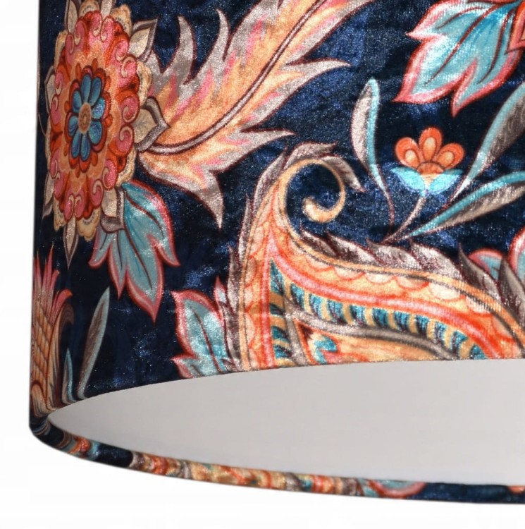Lampa wisząca Abażur Kwiaty Orientu PANCA - stożek B 40 - detal