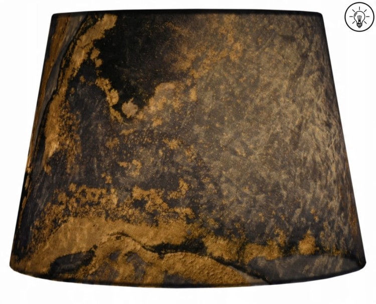 Lampa wisząca Abażur Geody 03 PANCA - stożek B 40 - zapalony