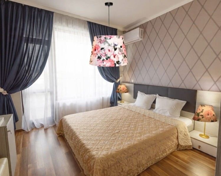 Lampa wisząca Abażur Kwiaty PRIMAVERA - stożek B 44 - aranżacja 1