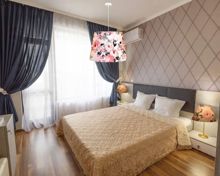 Lampa wisząca Abażur Kwiaty PRIMAVERA - stożek B 44 - aranżacja 2