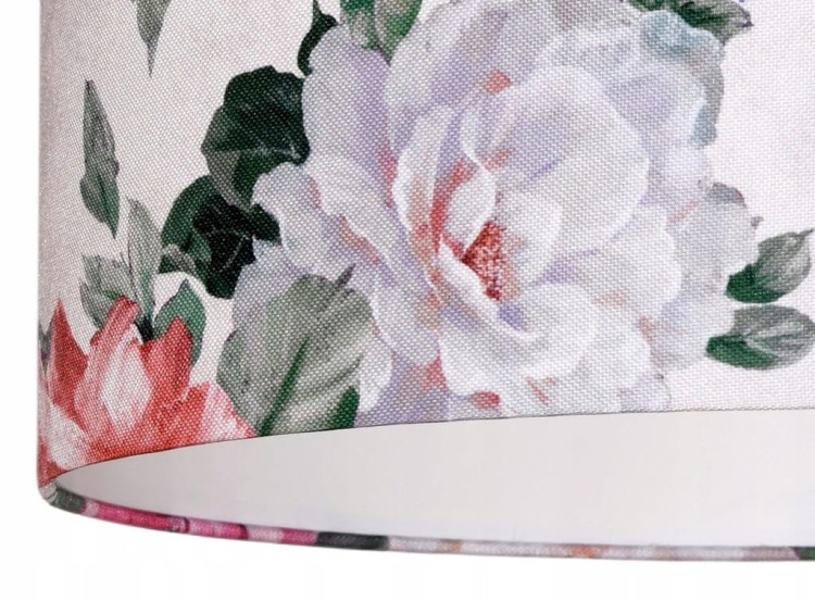 Lampa wisząca Abażur Kwiaty PRIMAVERA - stożek B 40 - detal