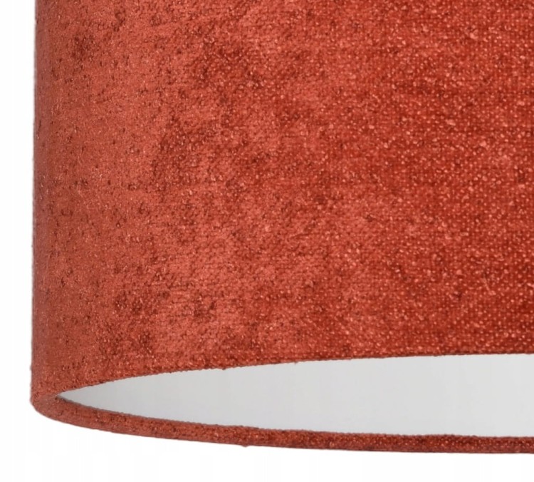 Lampa wisząca Abażur Boucle terakota VENOSA - stożek B 40 - detal