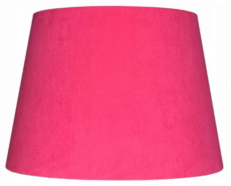 Lampa wisząca Abażur różowy MATERA - stożek B 40 - zgaszony