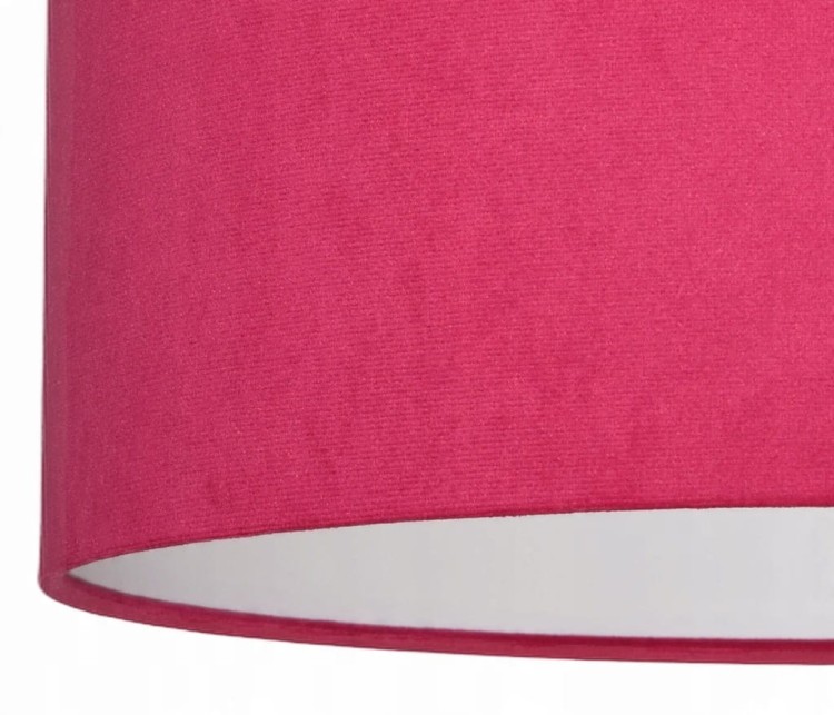 Lampa wisząca Abażur różowy MATERA - stożek B 40 - detal