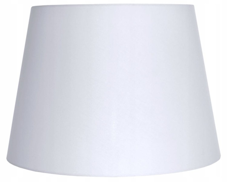 Lampa wisząca Abażur bialy zimny MIRANO - stożek B 40 - zgaszony