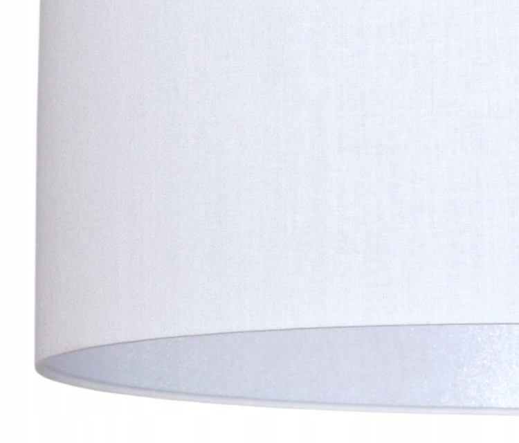 Lampa wisząca Abażur biały zimny MIRANO - stożek B 40 - detal