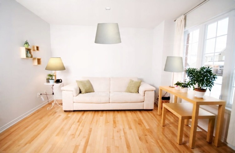 Lampa wisząca Abażur biały AREZZO - stożek B 44 - aranżacja 2