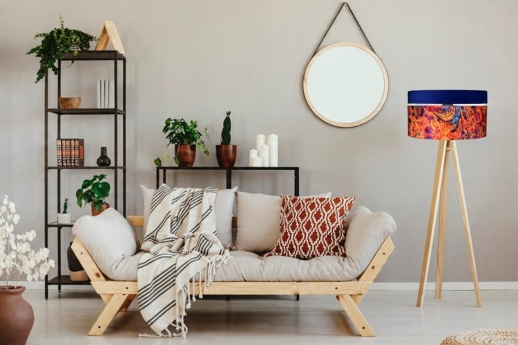 Abażur Lawa PANCA - podwójny 40 - aranżacja 1