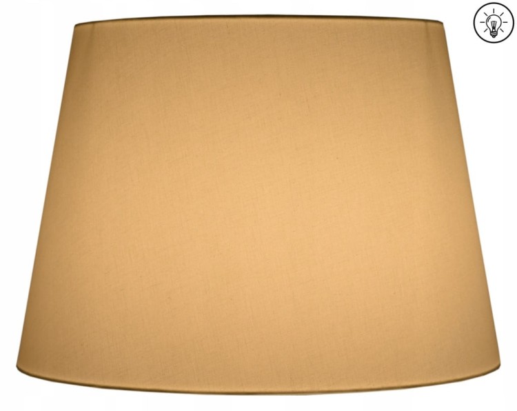 Lampa wisząca Abażur biały MIRANO - stożek B 44 - zapalony