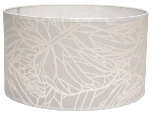 Abażur beżowy LIŚĆ - walec 35