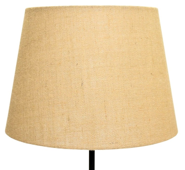 Abażur beżowy Juta ROCCA - stożek B 44 - zgaszony