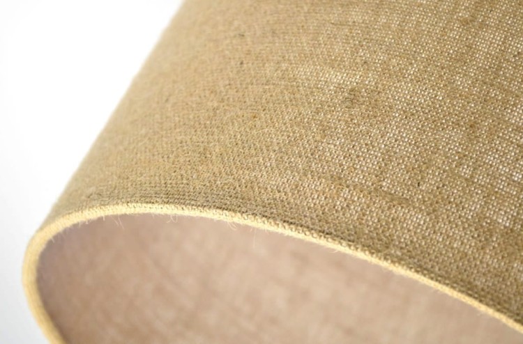 Abażur beżowy Juta ROCCA - stożek B 44 - detal