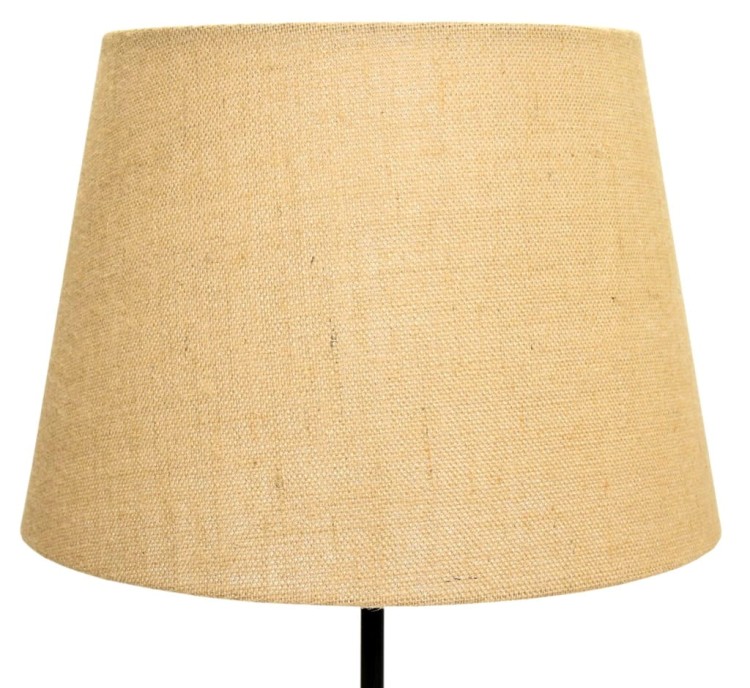 Abażur beżowy Juta ROCCA - stożek B 40 - zgaszny