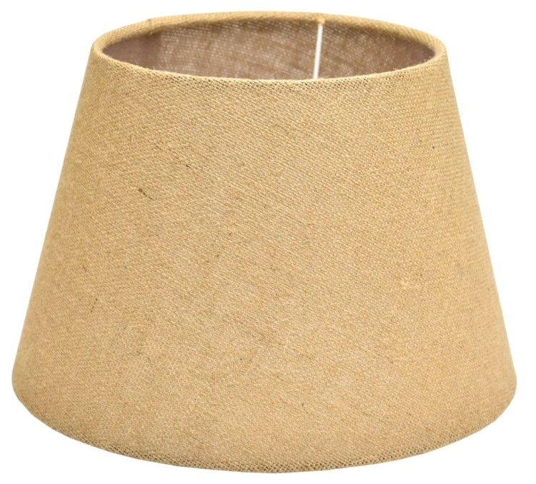 Abażur beżowy Juta ROCCA - stożek B 30