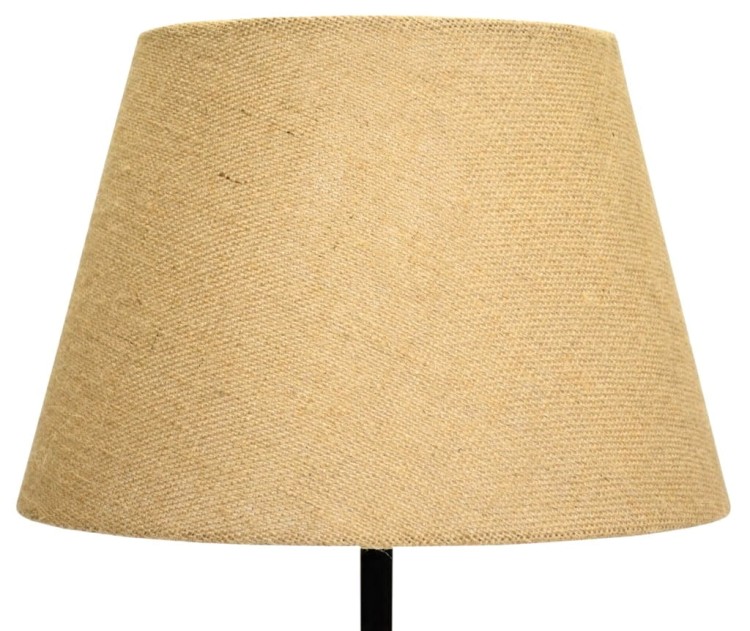 Abażur beżowy Juta ROCCA - stożek B 30 - zgaszny