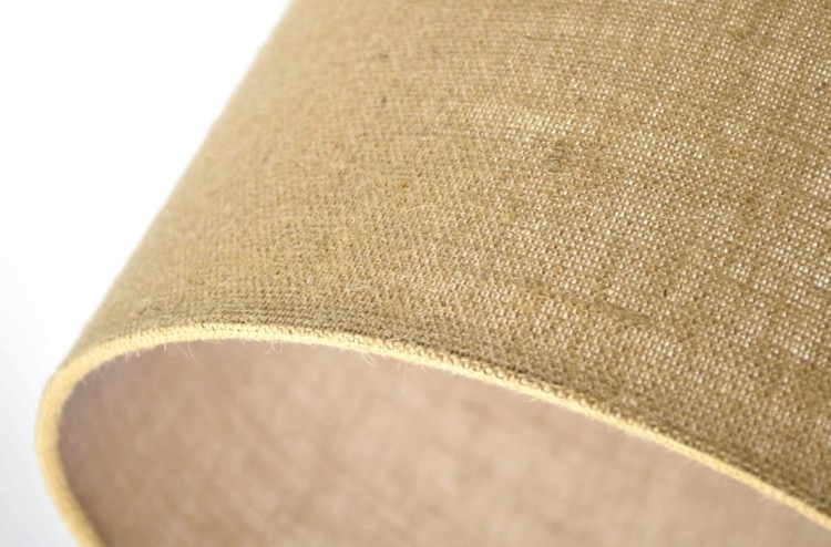 Abażur beżowy Juta ROCCA - stożek B 30 - detal