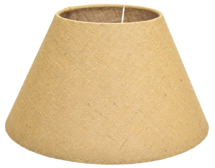 Abażur beżowy Juta ROCCA - stożek A 40