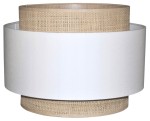  Abażur biały / rafia MIRANO - tort 35