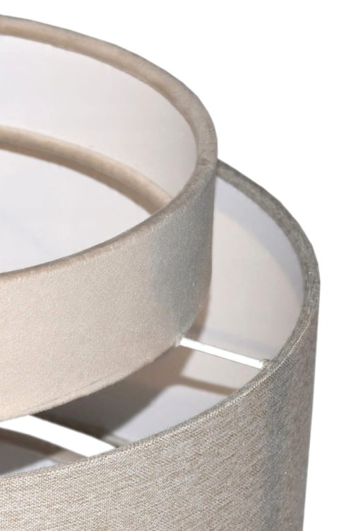 Abażur beżowy AVOLA - tort 35 - detal 1