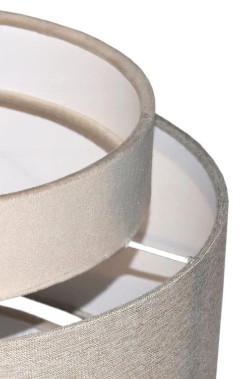 Abażur beżowy AVOLA - tort 45 - detal 1