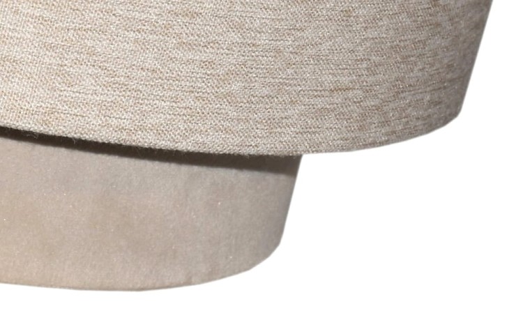 Abażur beżowy AVOLA - tort 45 - detal 3