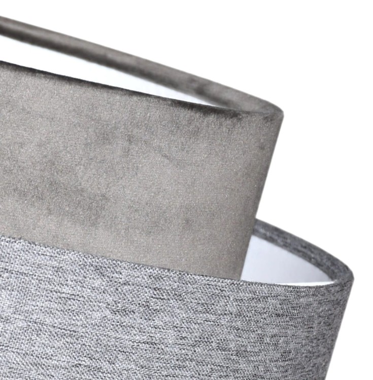 Abażur szary AVOLA - tort 35 - detal 2