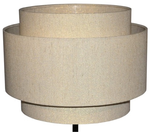 Abażur złoty LATINA - tort 35 - zgaszony 1