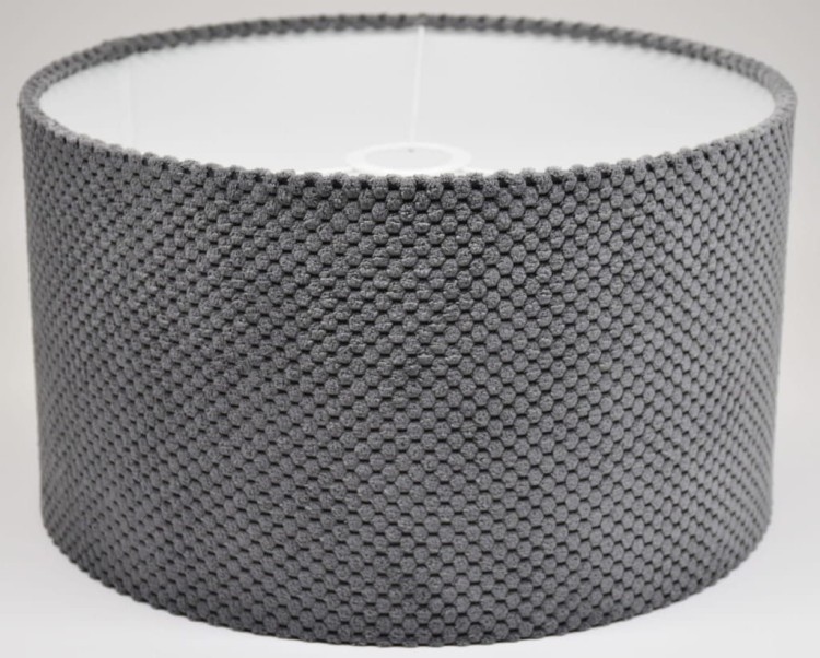 ABAŻUR grafitowy SAVIO - walec 40