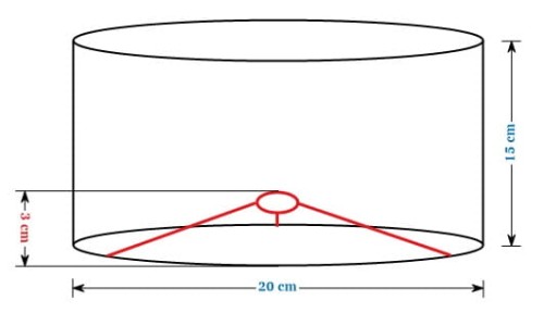 ABAŻUR kokosowa biel Grube - Boucle COREDO - walec 20
