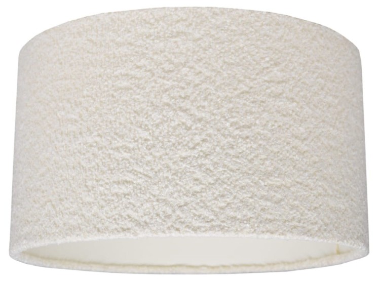 ABAŻUR kokosowa biel Grube - Boucle COREDO - walec 35