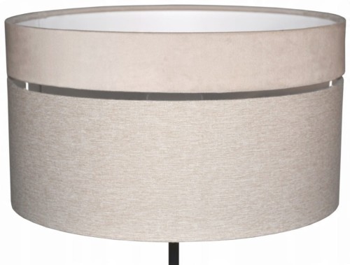 Abażur beżowy AVOLA - podwójny 40 - zgaszony 1