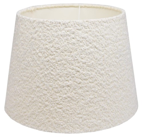 ABAŻUR kokosowa biel Grube - Boucle COREDO - stożek B 44