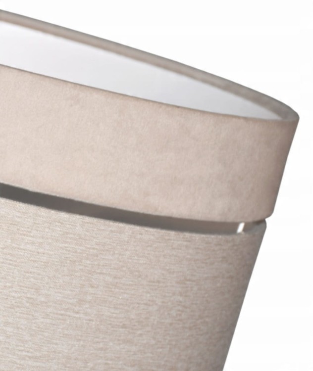 Abażur beżowy AVOLA - podwójny 40 - detal 1