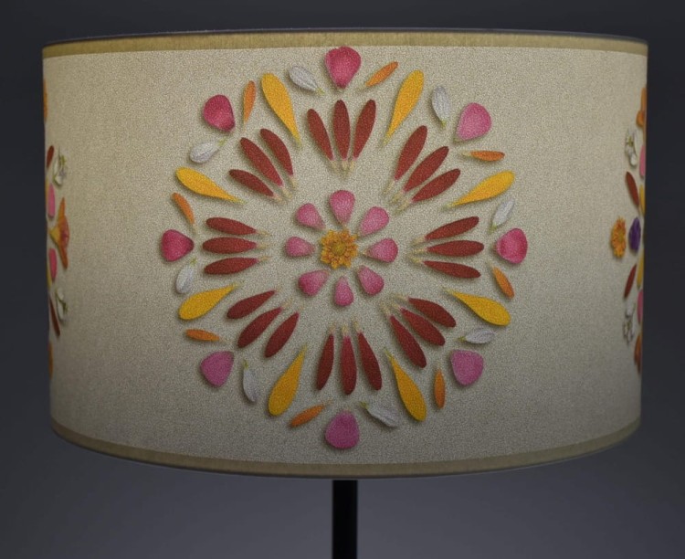 ABAŻUR Płatki Kwiatów (B) - walec 35