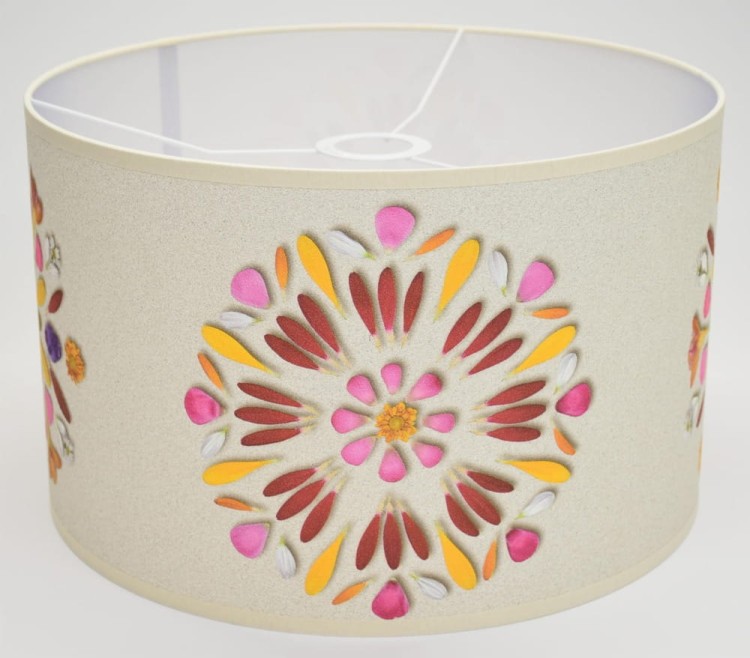 ABAŻUR Płatki Kwiatów (B) - walec 35