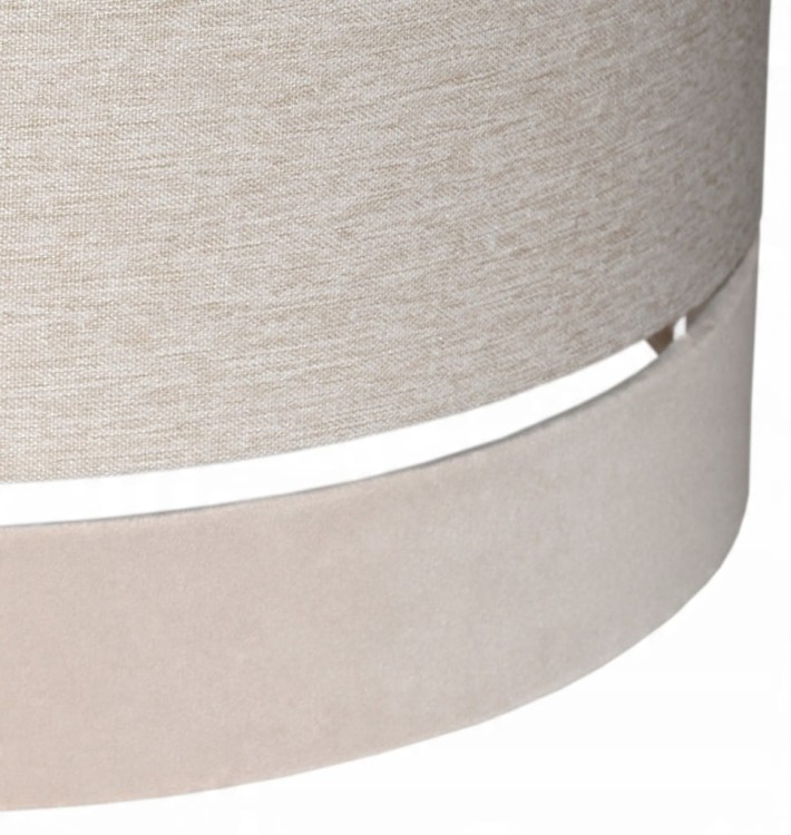 Abażur beżowy AVOLA - podwójny 40 - detal 2