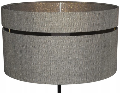 Abażur stare złoto PRATO - podwójny 40 - zgaszony 1