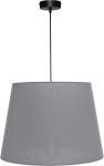 Lampa wisząca Abażur brudny szary MIRANO - stożek B 40