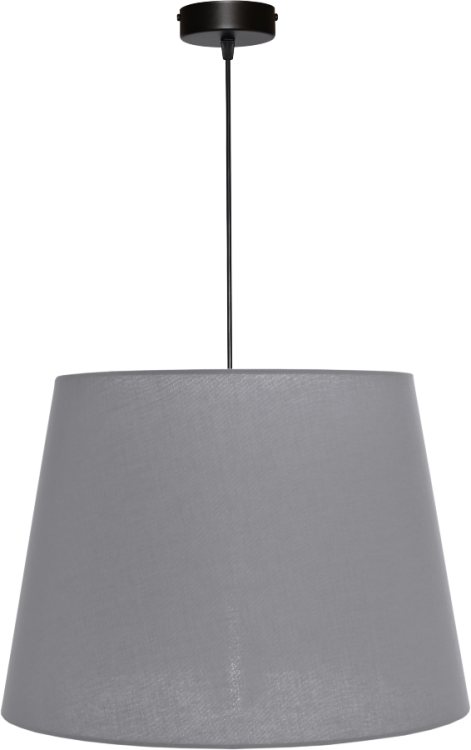 Lampa wisząca Abażur brudny szary MIRANO - stożek B 40