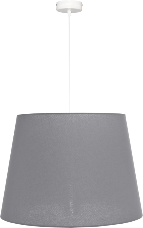 Lampa wisząca Abażur brudny szary MIRANO - stożek B 40