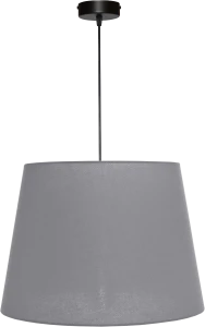 Lampa wisząca Abażur brudny szary MIRANO - stożek B 44