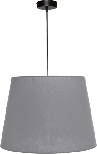 Lampa wisząca Abażur brudny szary MIRANO - stożek B 44