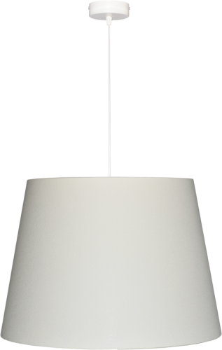 Lampa wisząca Abażur kremowy MIRANO - stożek B 40