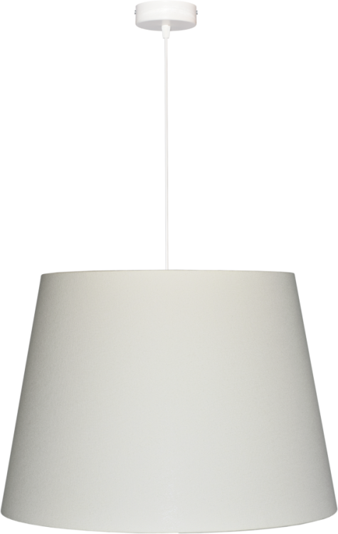 Lampa wisząca Abażur kremowy MIRANO - stożek B 40