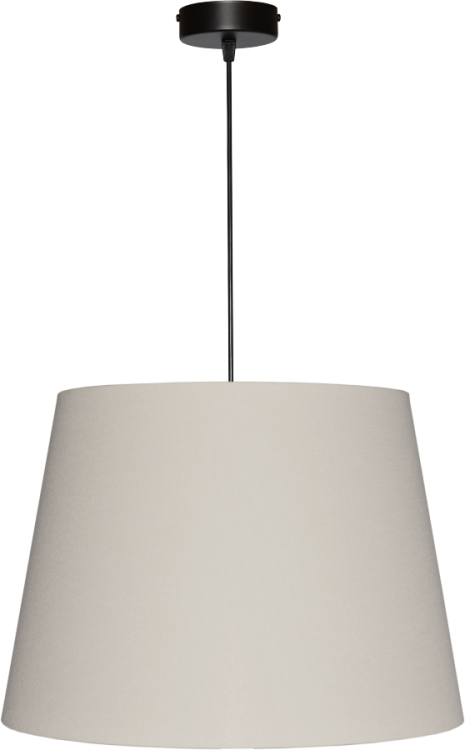 Lampa wisząca Abażur beżowy MIRANO - stożek B 40