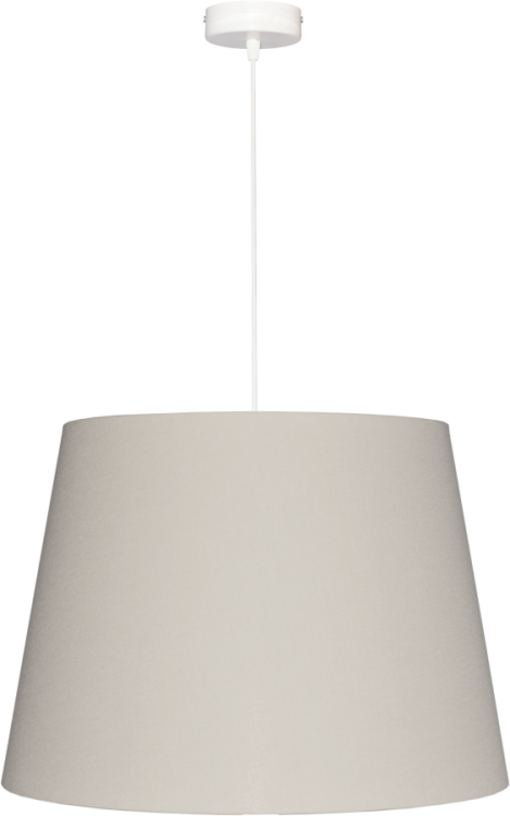 Lampa wisząca Abażur beżowy MIRANO - stożek B 40