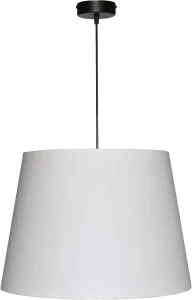 Lampa wisząca Abażur biały MIRANO - stożek B 44