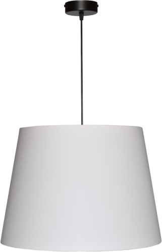 Lampa wisząca Abażur biały MIRANO - stożek B 40