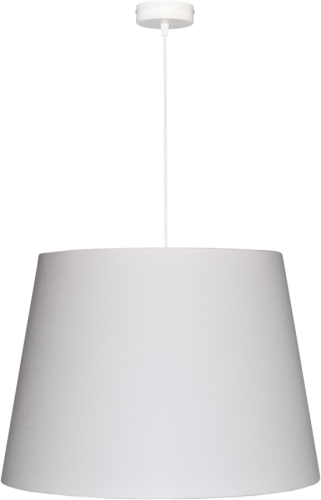 Lampa wisząca Abażur biały MIRANO - stożek B 40